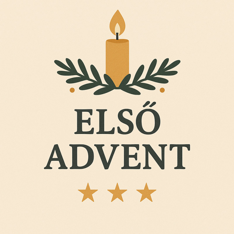 Első adventi gyertyagyújtás