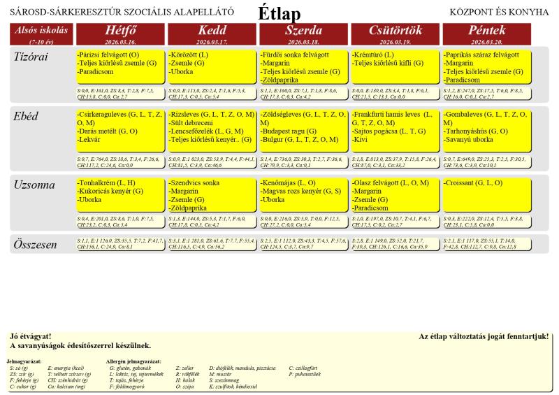 2026. március 16. - 2026. március 20.