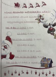 Nincs december mézeskalács nélkül!