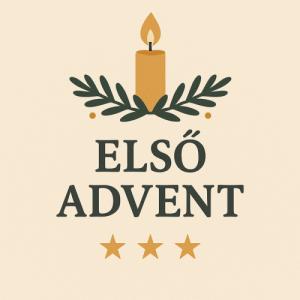 Első adventi gyertyagyújtás