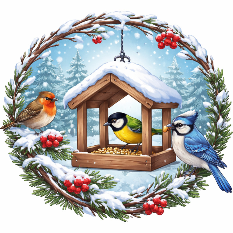 Téli madáretetés iskolánkban