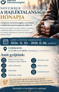 A hajléktalanság hónapja